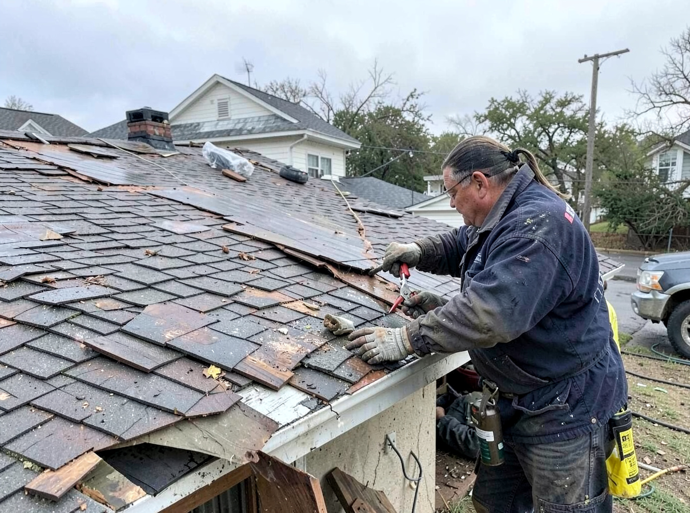 roof repair in Sanger, TX